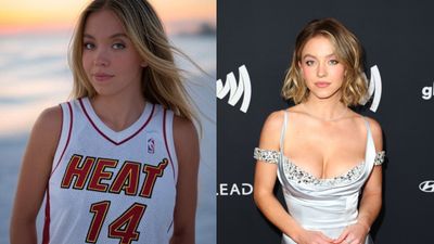 Hollywood Star Sydney Sweeney falls prey to AI, tweet of her wearing NBA team's jersey goes viral ; debunking the truth Sydney Sweeney in the frame