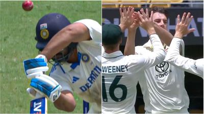 After Kagiso Rabada, Pat Cummins makes Rohit Sharma his bunny dismissing him for 6th time in Test cricket; watch video Rohit Sharma, Pat Cummins