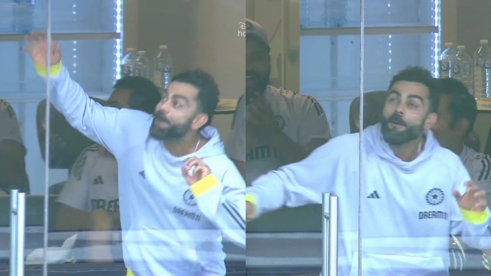 Virat Kohli, Rohit Sharma's crazy reaction to Akash Deep's six against Pat Cummins after avoiding follow-on goes viral - WATCH Virat Kohli, Rohit Sharma's crazy reaction to Akash Deep's six against Pat Cummins after avoiding follow-on goes viral - WATCH