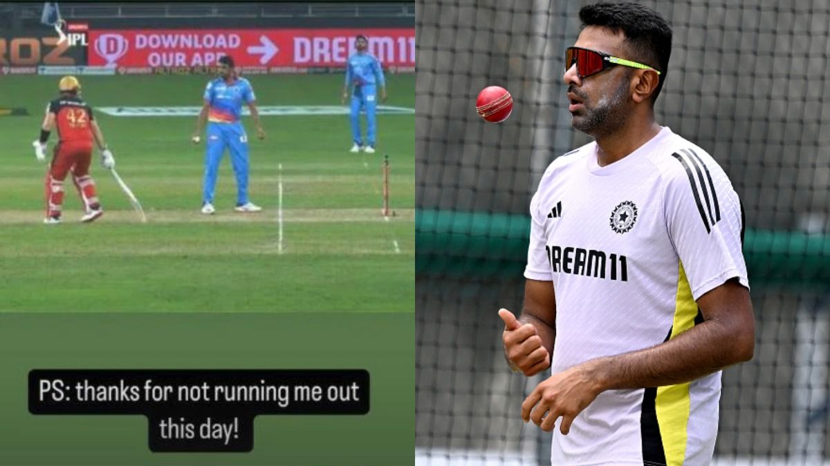 Aaron Finch's Instagram story for Ravichandran Ashwin