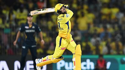 Released by CSK and picked by Delhi Capitals, UP captain smashes fastest double century as he tonks 20 sixes, 13 fours in 97-ball 201 Sameer Rizvi plays a shot during the Indian Premier League (IPL) Twenty20 cricket match between Chennai Super Kings and Gujarat Titans at the MA Chidambaram Stadium in Chennai on March 26, 2024.