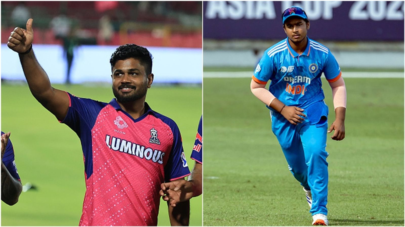 'Decision-making group saw him bat at U19 Test match vs Australia...': Sanju Samson reveals why Rajasthan Royals spent 1.1 crore on 13-year-old Vaibhav Suryavanshi Rajasthan Royals captain Sanju Samson; Vaibhav Suryavanshi in action.