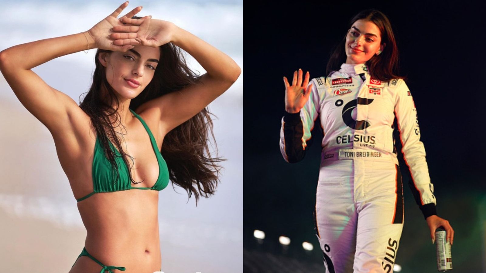 Model turned NASCAR driver Toni Breidinger flaunts her body in a green bikini says, 'dream come true', here's why Toni Breidinger in the frame