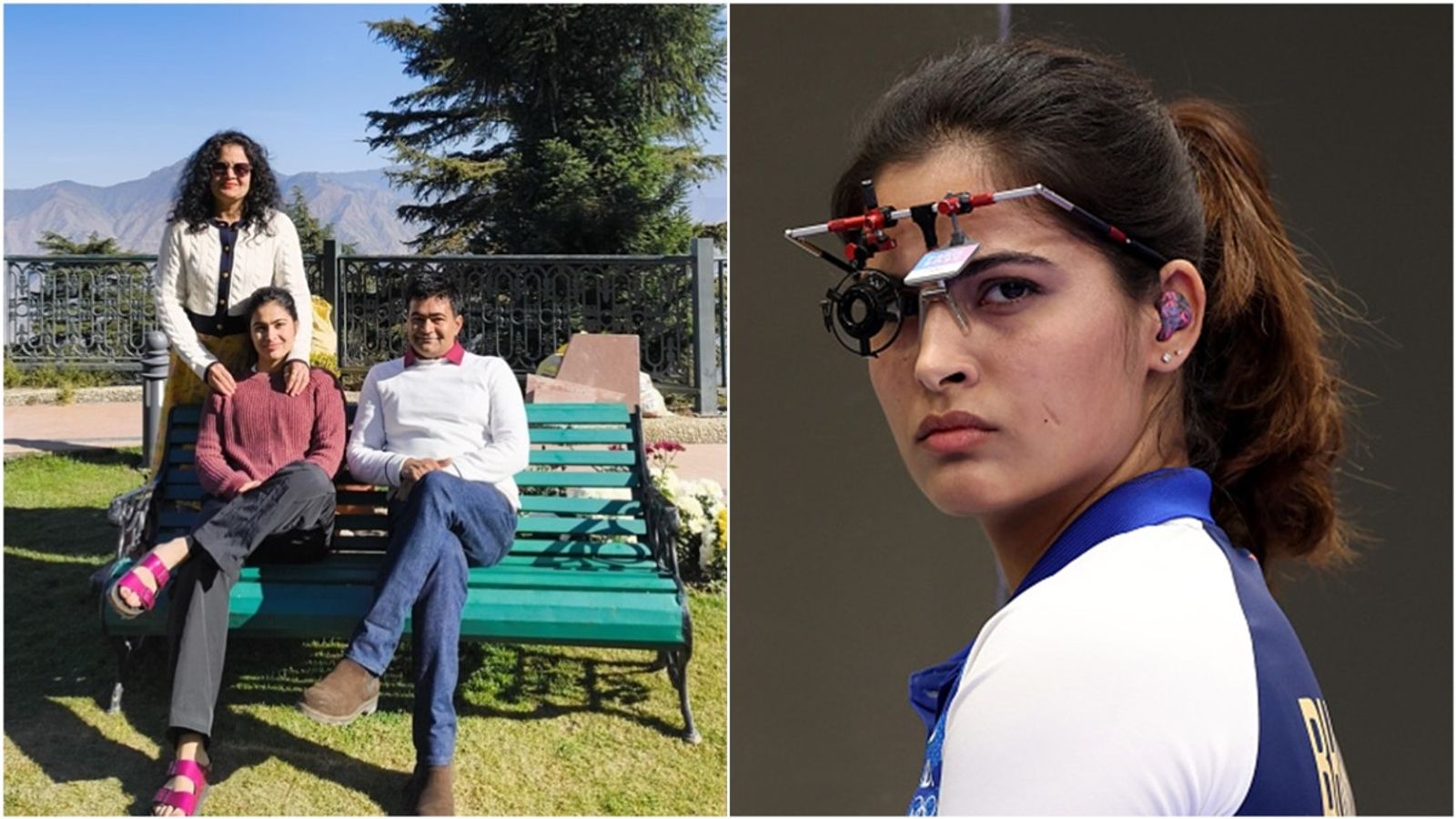 'What's the point of getting 2 medals in single Olympics if you have to beg for awards': Manu Bhaker's father lashes out over Khel Ratna award snub Manu Bhaker poses with her parents; Manu during the Paris Olympics 2024.