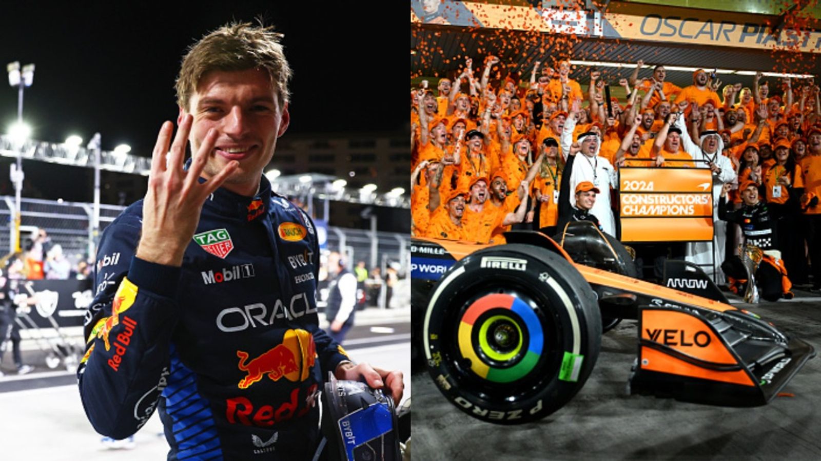 McLaren's Constructor Championship after Max Verstappen's F1 2024 title marks a rare feat for F1, only 12th time this happened Max Verstappen and Mclaren in the frame