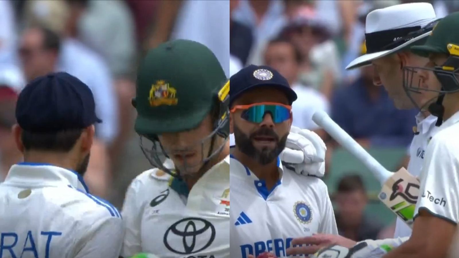 Sam Konstas gets into heated altercation with Virat Kohli and Mohammed Siraj, smashes shoulders with former Indian captain - WATCH Sam Konstas gets into heated altercation with Virat Kohli and Mohammed Siraj, smashes shoulders with former Indian captain - WATCH