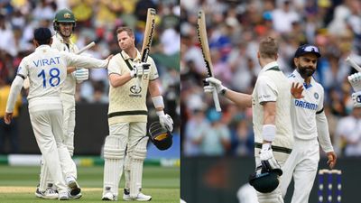 Virat Kohli's gesture towards Steve Smith amid massive booing from MCG crowd wins hearts - WATCH Virat Kohli appreciates Steve Smith after century in MCG