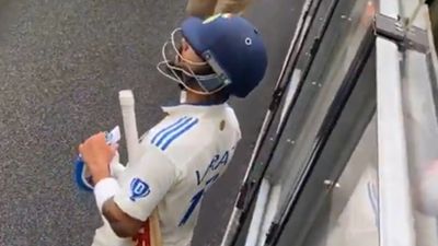 Virat Kohli almost gets into altercation with Australian fans mocking him after dismissal, guards intervenes as star batter gives death stare - WATCH Virat Kohli giving death stare to Australian fans