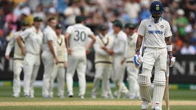 Revealed: How many runs India need to put on the board to avoid follow-on in 4th Test against Australia at the MCG India's Virat Kohli leaves the field after being dismissed during Day 2 of the 4th Test against Australia