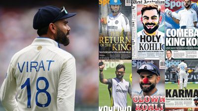 Australian media's hypocrisy exposed, once termed Virat Kohli as 'King' now resorting to cheap 'headline' thrills to play mind games with India's batting superstar India's batting superstar Virat Kohli in this frame