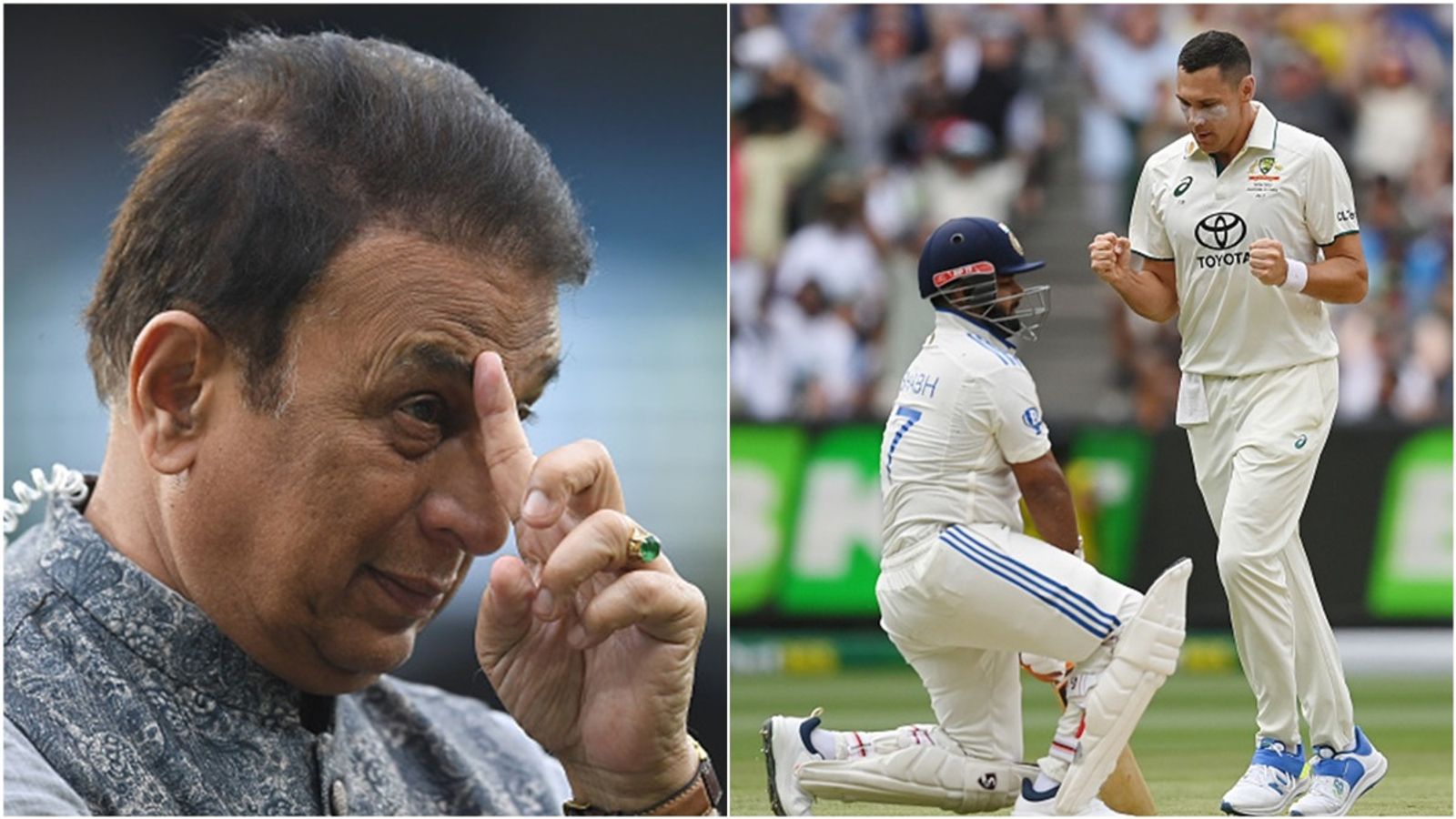 'That is not your natural game. That is a stupid shot': Sunil Gavaskar tears into Rishabh Pant's ultra-aggressive approach leading to another disappointing score Cricketer-turned-commentator Sunil Gavaskar; Rishabh Pant after losing his wicket to Scott Boland on Day 3 of MCG Test.