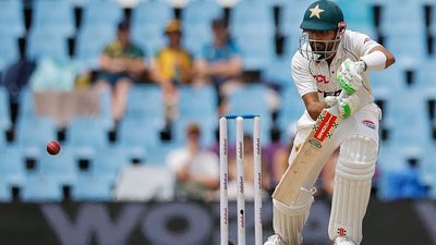 SA vs PAK: Babar Azam finally ends 733-day-long fifty drought to script history in 1st Test against South Africa Pakistan's Babar Azam watches the ball after playing a shot on Day 3 of the first Test against South Africa