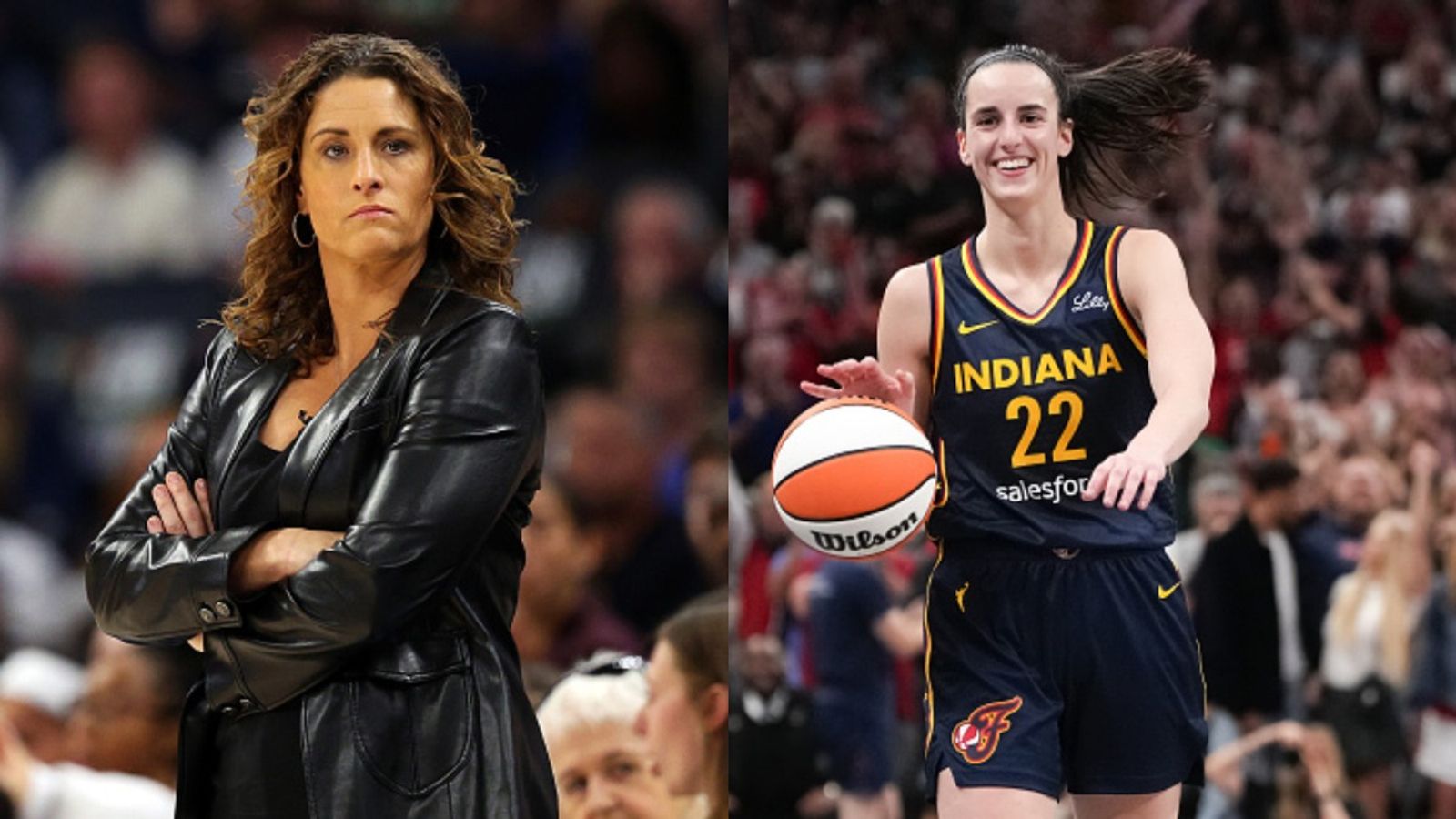 Fever head coach hails Caitlin Clark ahead of her second season says, 'carries a heavy load, She's like Taylor Swift 2.0' Stephanie White and Caitlin Clark in the frame