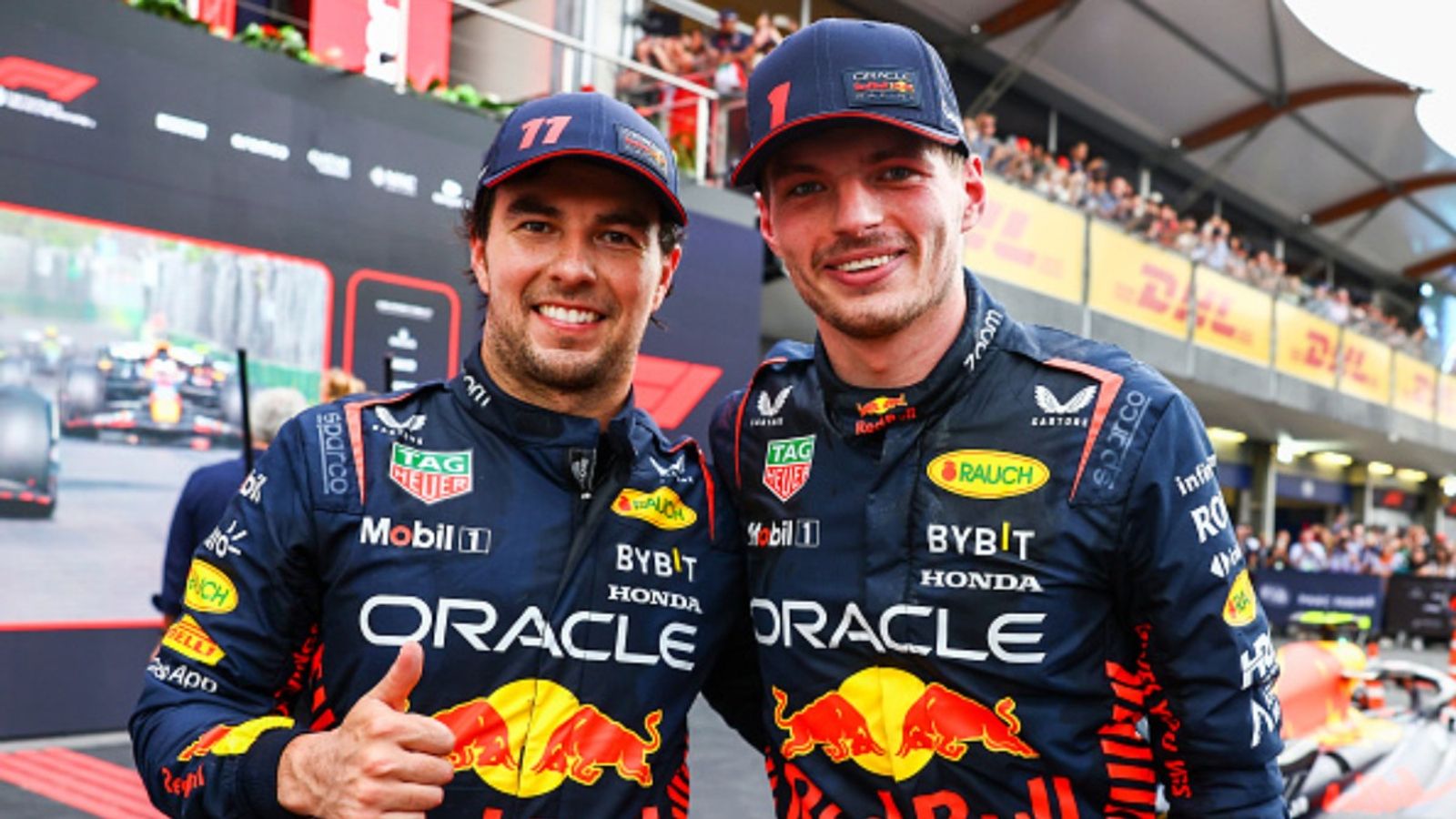 Max Verstappen finally calls out mistreatment of Sergio Perez by Red Bull, slams them saying, 'It was difficult for Checo because...' Sergio Perez and Max Verstappen in the frame