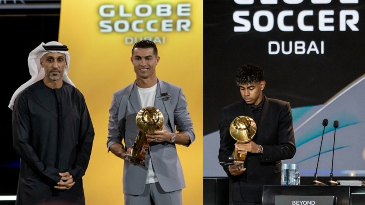 From Real Madrid, Lamine Yamal to Cristiano Ronaldo: Who won the Globe Soccer Awards 2024? know full list of winners and rankings Cristiano Ronaldo and Lamine Yamal in the frame