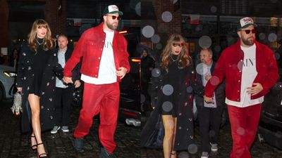 'Swifties' discover secret message in Taylor Swift's outfit referring to 3,000-year-old European story during date with Travis Kelce on a rainy NY night Travis Kelce and Taylor Swift in the frame