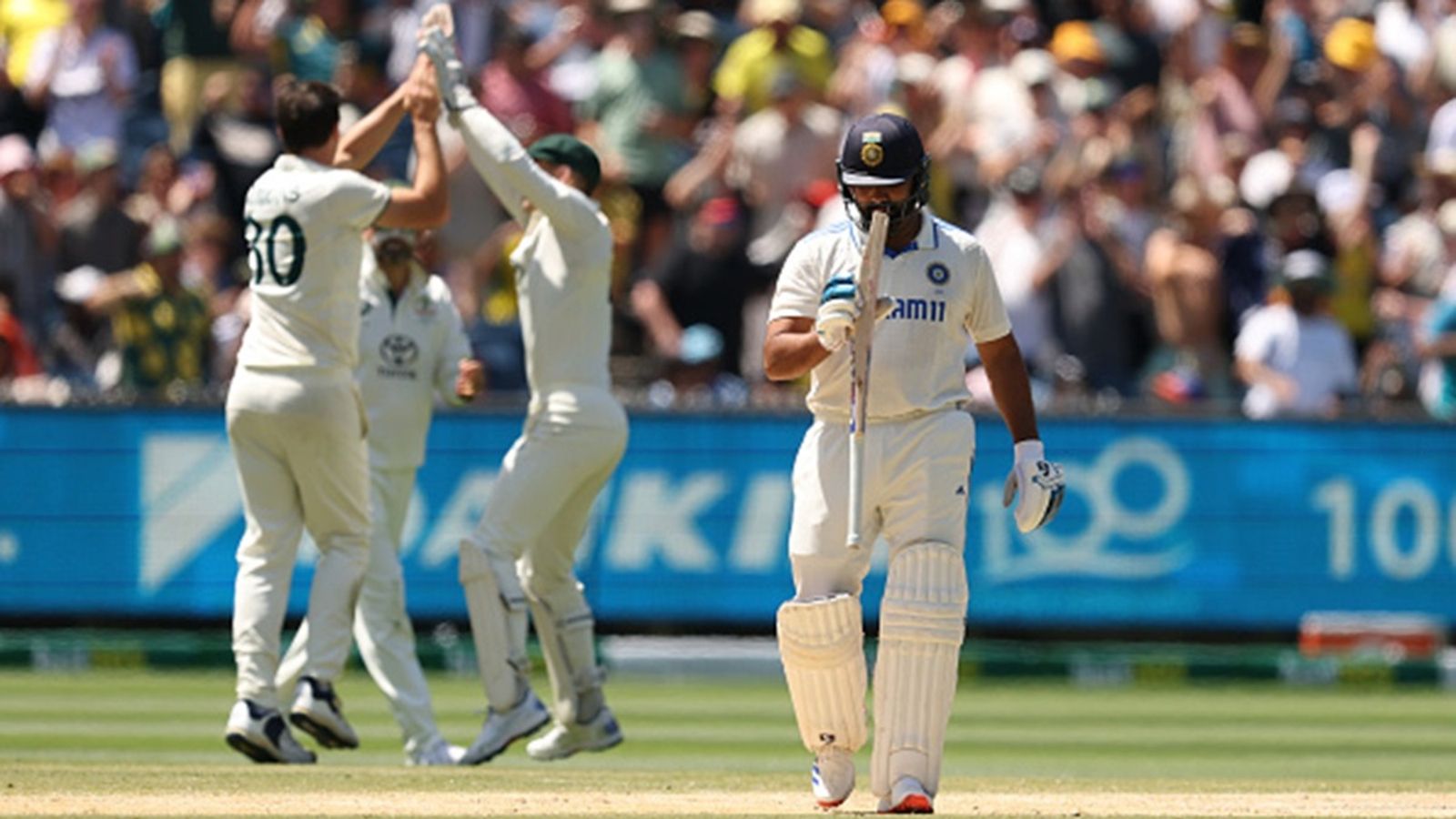 India's WTC final qualification chances take a massive hit after MCG loss, here's how they can still make it to Lord's Rohit Sharma of India looks dejected after being dismissed by Pat Cummins of Australia during day five of the Men's Fourth Test Match in the series between Australia and India at Melbourne Cricket Ground on December 30.