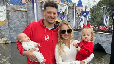 Did Chiefs star Patrick Mahomes and his wife Brittany Mahomes accidentally reveal their newly born baby's name? know everything amid fans speculations Patrick Mahomes and Britanny Mahomes with their kids in the frame