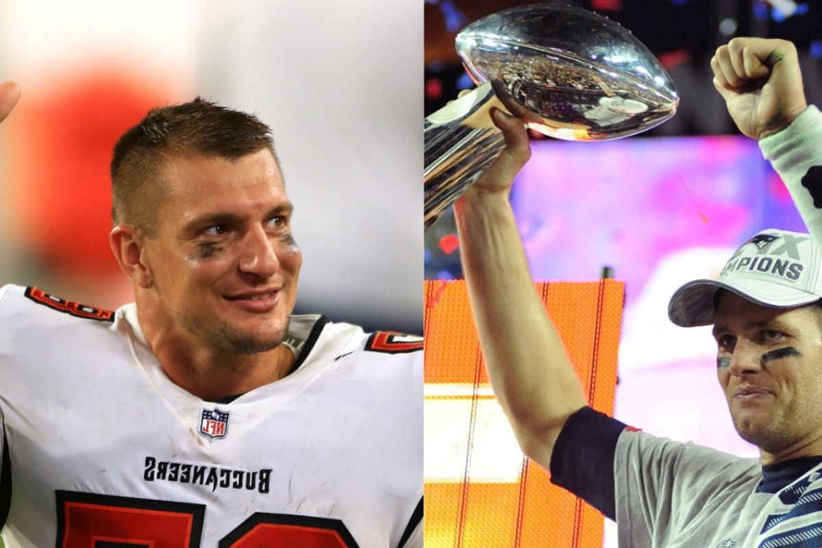 Rob Gronkowski and Tom Brady
