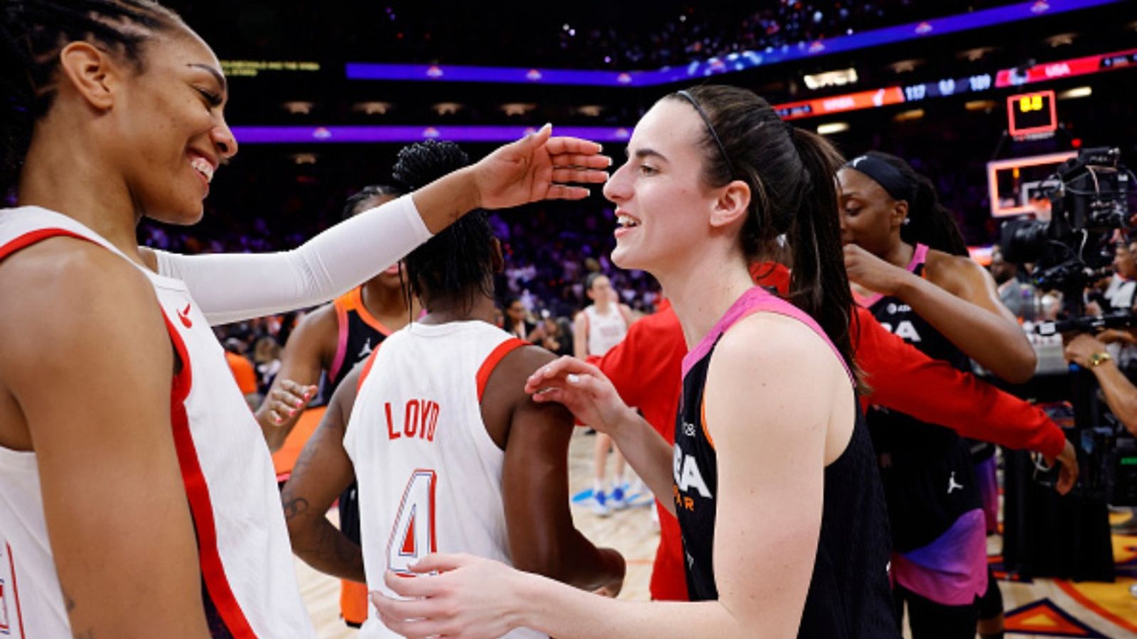 Is Caitlin Clark Playing? Five WNBA stars who won't feature in inaugural Unrivaled League season Caitlin Clark and Wilson in the frame