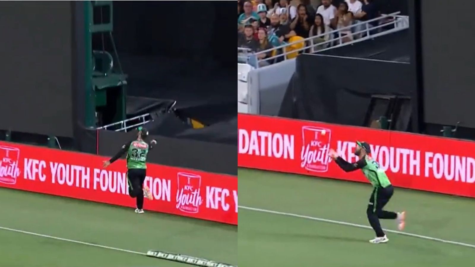 WATCH: Glenn Maxwell turns 'LeBron James’ picks nearly impossible catch during Big Bash League at Gabba Glenn Maxwell