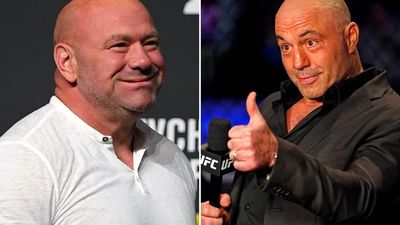 Joe Rogan Urges Dana White To Book The 'Biggest Fight In UFC History' Featuring Jon Jones in 2025 Dana White and Joe Rogan in the frame