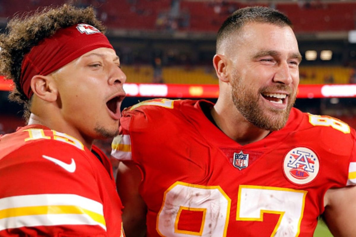 Kansas City Chiefs To Leave Out Star Quarterback Patrick Mahomes From The Broncos Game, Tight End Travis Kelce May Miss Out Too. Here's Why Travis Kelce and Patrick Mahomes in the frame