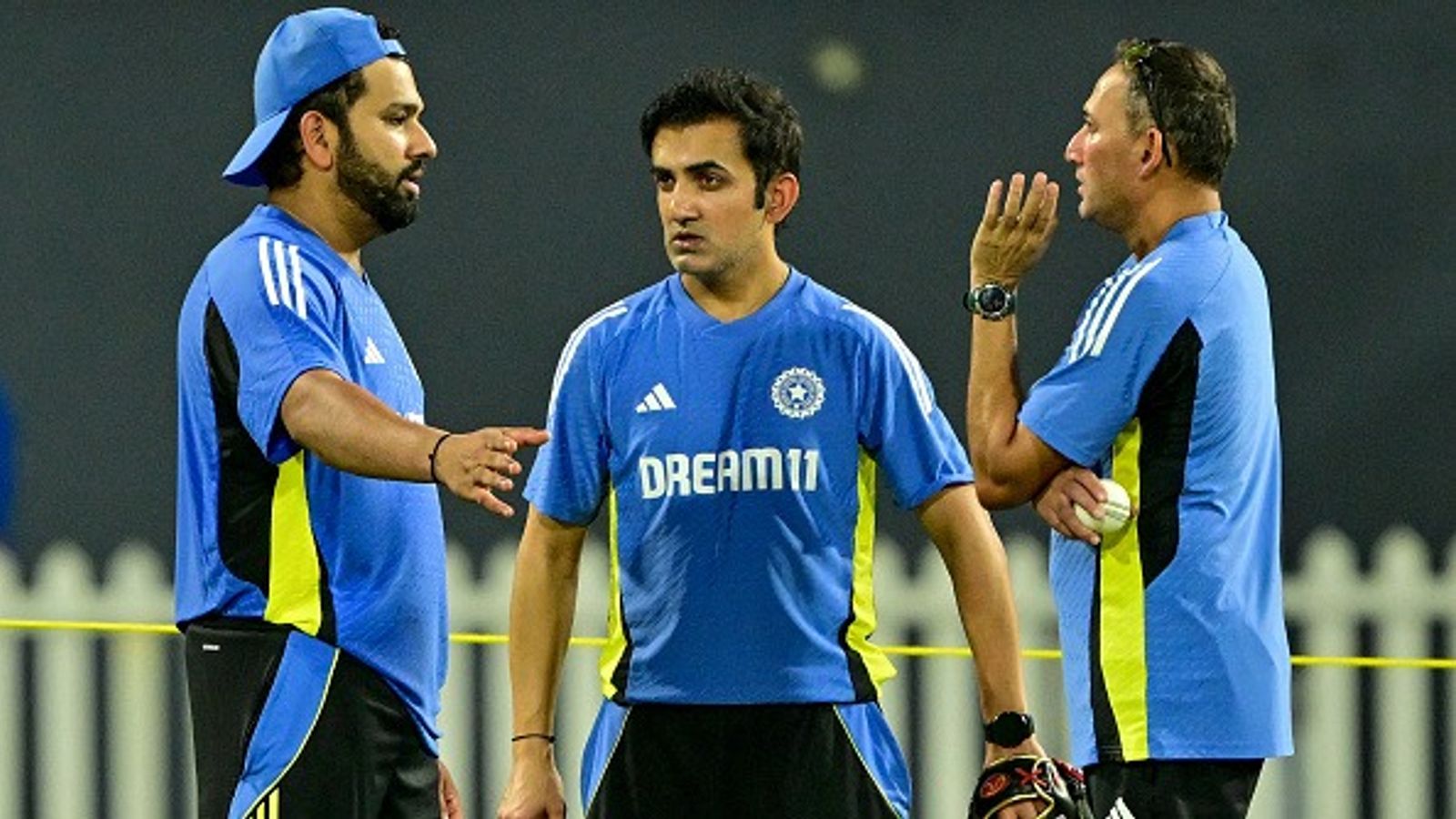 Gautam Gambhir breaks silence on leaked dressing room talks ahead of Sydney Test, says 'Debates between coach and player...' From Left: India's captain Rohit Sharma talks with head coach Gautam Gambhir (C) and chief selector Ajit Agarkar (R) in this frame