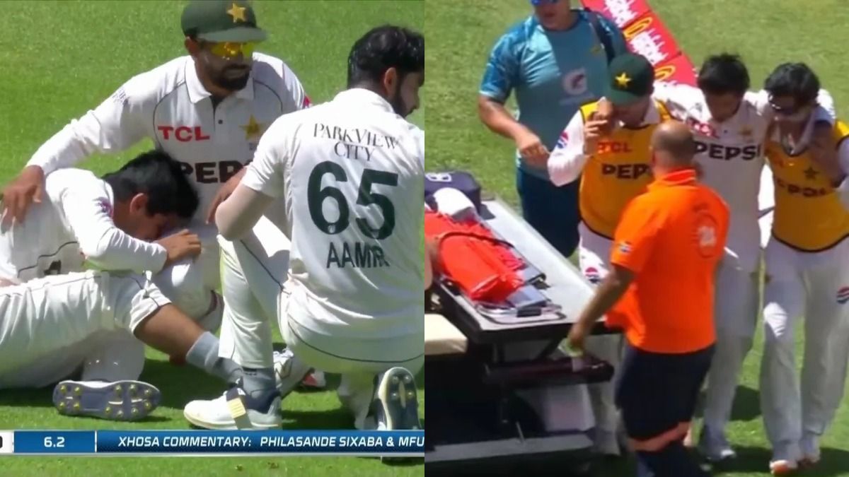 Big blow to Pakistan, star player stretchered off the field after suffering painful injury during 2nd Test against South Africa