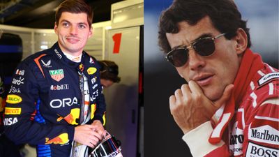 Ayrton Senna's Ex-Teammate Weighs In On Max Verstappen vs Senna: Makes Surprising Claim About Who Comes Out On Top Max Verstappen and Ayrton Senna in the frame.
