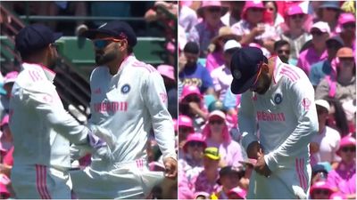 Provoked by Australian crowd, Virat Kohli trolls them by imitating the sandpaper act in over after Steve Smith's dismissal; video goes viral Virat Kohli
