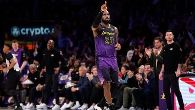 'It’s just something I can share with my kids': Lakers Newcomer Describes Magical Feeling of Witnessing LeBron James Make NBA History LeBron James in the frame.