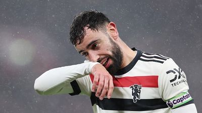 Bruno Fernandes Expresses Frustration After Manchester United's 2-2 Draw Against Liverpool at Anfield, 'I'm pretty upset because we...' Bruno Fernandes in the frame.