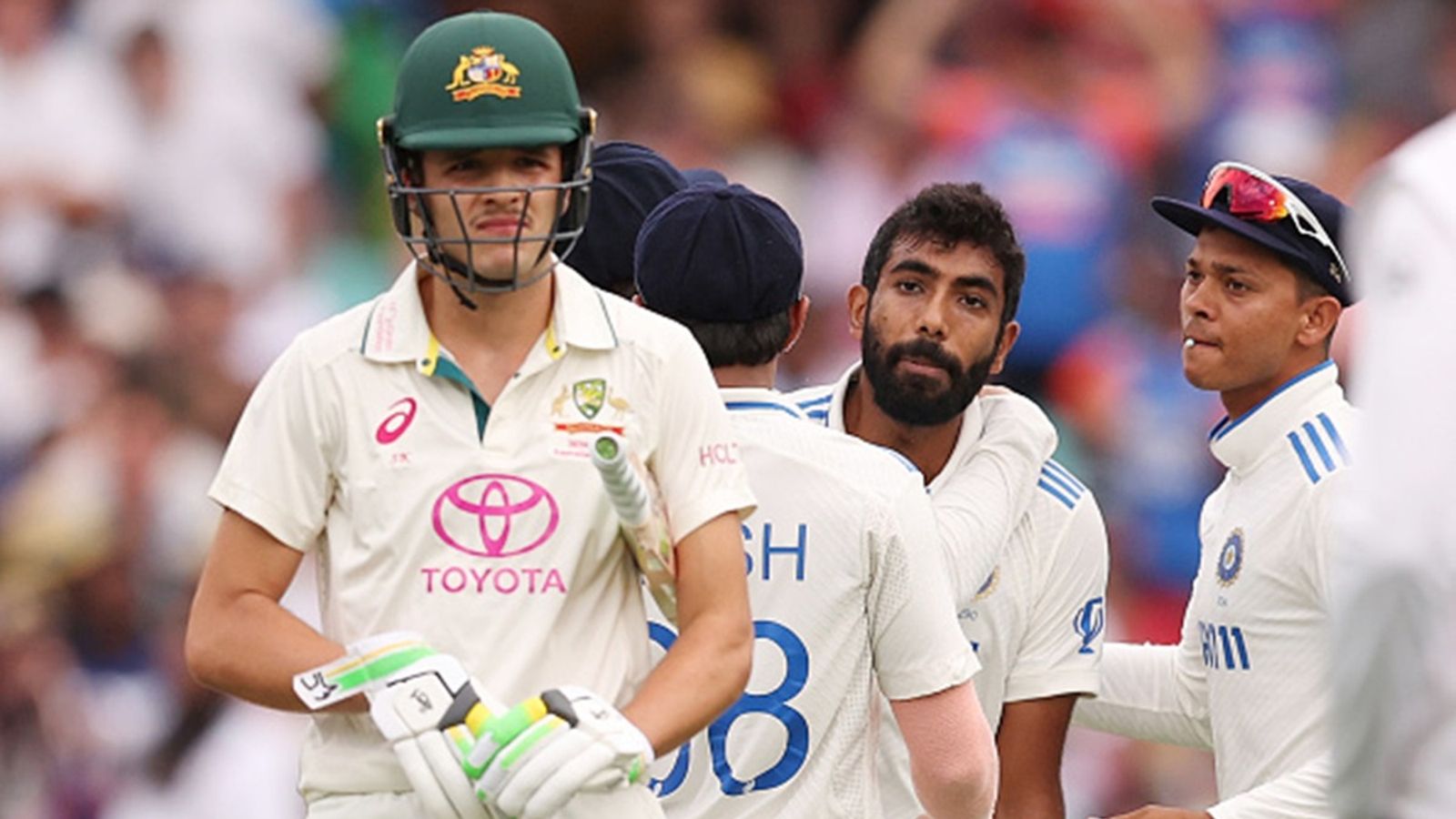 Sam Konstas opens up on controversial altercation with Jasprit Bumrah, accepts his fault leading to Usman Khawaja's wicket Jasprit Bumrah of India celebrates the wicket of Usman Khawaja of Australia as Sam Konstas of Australia walks away from the pitch during day one of the Fifth Men's Test Match at Sydney Cricket Ground on January 03.