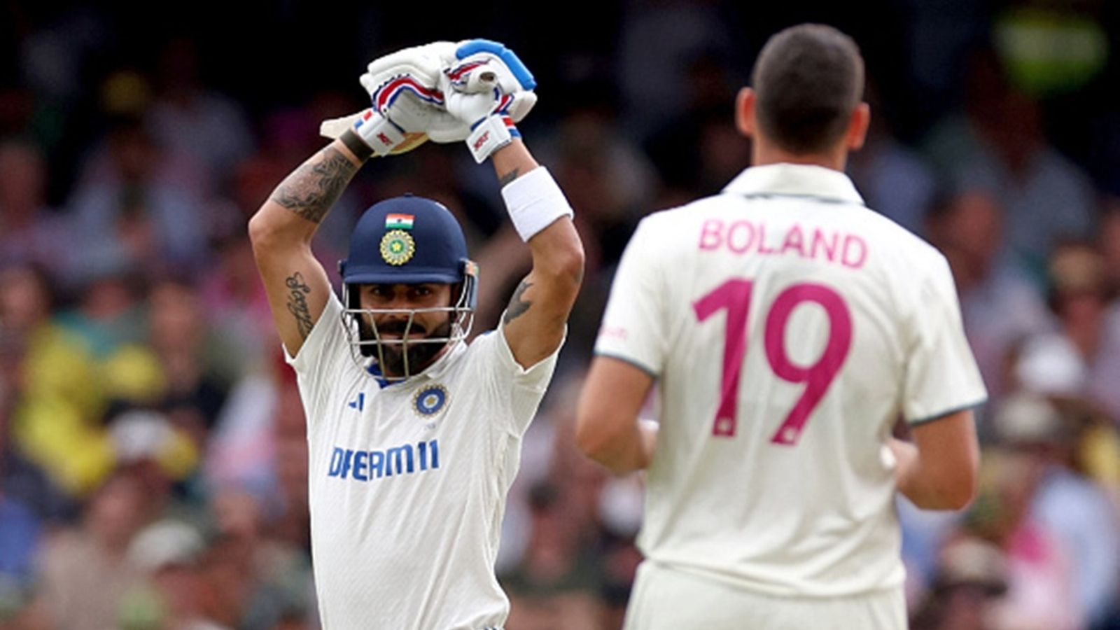 'We keep talking about outside off stump, outside off-stump': Former Indian opener backs Virat Kohli, feels he is dependent on cover drive India's Virat Kohli (L) reacts after a delivery from Australia's Scott Boland during day one of the fifth Test at the Sydney Cricket Ground on January 3, 2025.