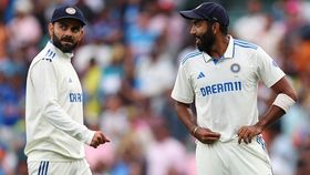 Virat Kohli and Jasprit Bumrah in frame Virat Kohli and Jasprit Bumrah in frame