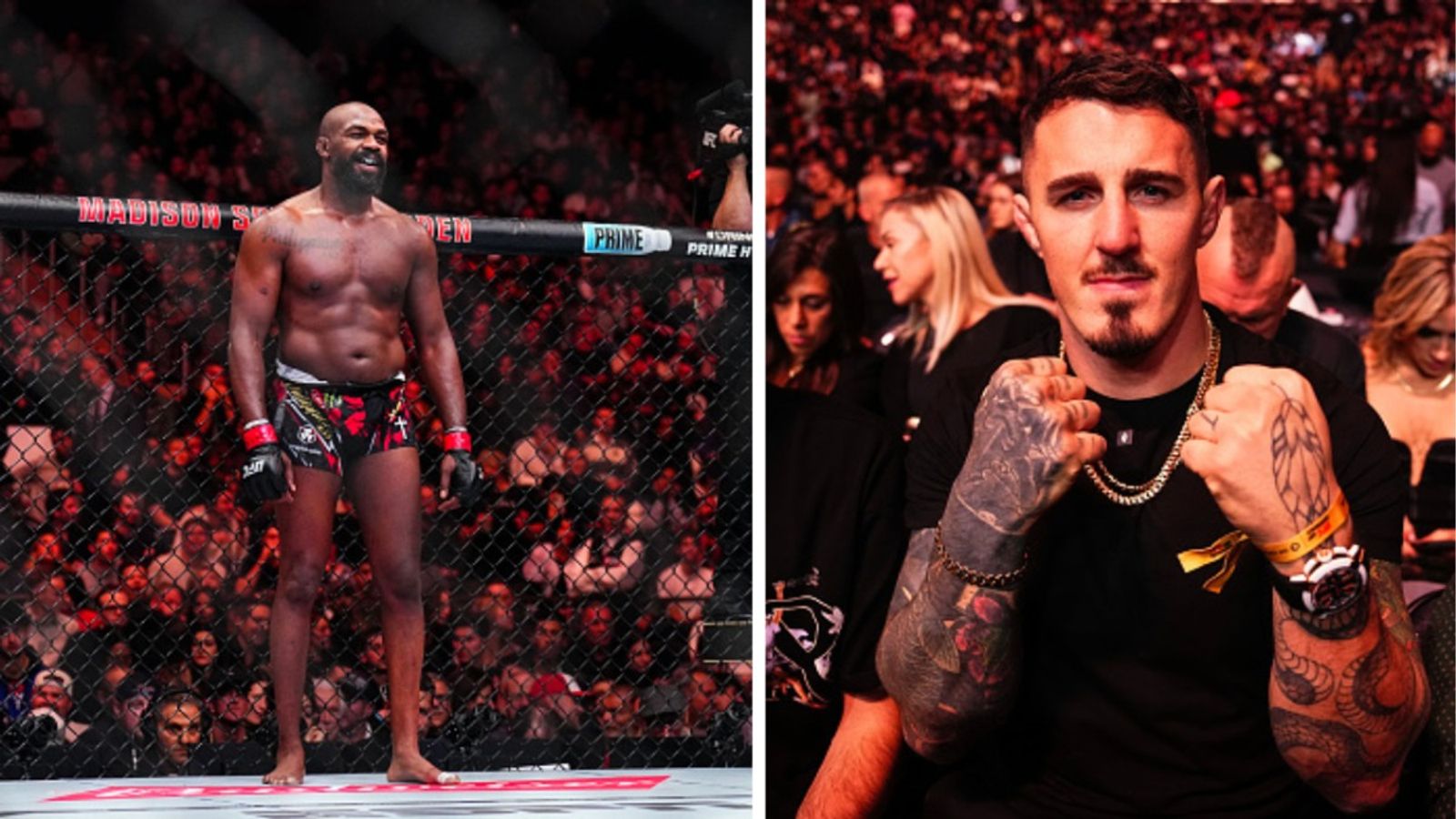 'He needs to lose': Jon Jones' Former Rival Daniel Cormier Says UFC's Future Banks on Heavyweight Champion's Loss To Tom Aspinall Jon Jones and Tom Aspinall in the frame.
