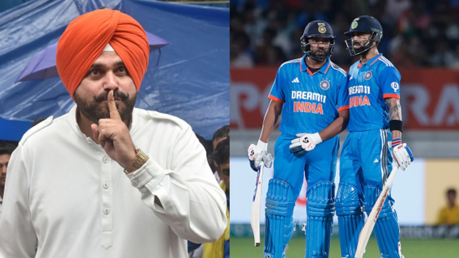 Exclusive | 'You cannot rest on your laurels...': Navjot Singh Sidhu's massive statement on struggling Virat Kohli and Rohit Sharma ahead of Champions Trophy 2025 Navjot Singh Sidhu along with Virat Kohli and Rohit Sharma