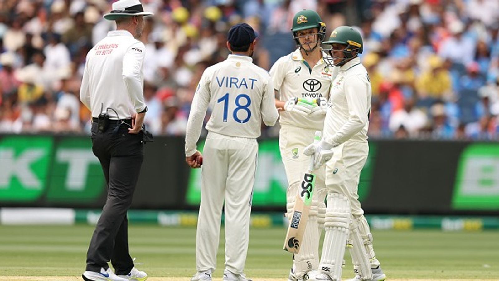'Virat Kohli should have been banned..': England legend's massive remark on Indian superstar over Sam Konstas shoulder bump incident Virat Kohli during his heated spat with Sam Konstas