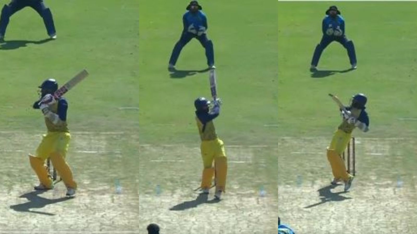 4,4,4,4,4,,4: Ex-CSK star who remained unsold in IPL 2025 auction tonks six consecutive fours in Vijay Hazare Trophy to create history, video goes viral 4,4,4,4,4,,4: Ex-CSK star who remained unsold in IPL 2025 auction tonks six consecutive fours in Vijay Hazare Trophy to create history, video goes viral