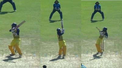 4,4,4,4,4,,4: Ex-CSK star who remained unsold in IPL 2025 auction tonks six consecutive fours in Vijay Hazare Trophy to create history, video goes viral Tamil Nadu's N Jagadeesan in frame