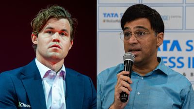 Indian Chess Stalwart Viswanathan Anand brutally slams Magnus Carlsen for criticising D Gukesh's World Chess Championship win Magnus Carlsen and Viswanathan Anand in the frame