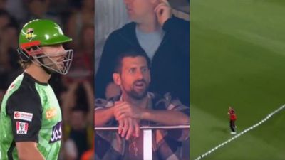 Watch: Novak Djokovic left in utter disbelief after Marcus Stoinis almost hit the roof to only get caught at the ropes during BBL clash, video goes viral Tennis legend Novak Djokovic was left stunned after Marcus Stoinis dismissal during BBL match