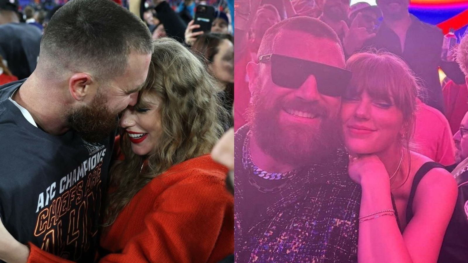 Did Travis Kelce accidentally reveal his marriage plans with Taylor Swift in latest podcast? know here Travis Kelce and Taylor Swift in the frame