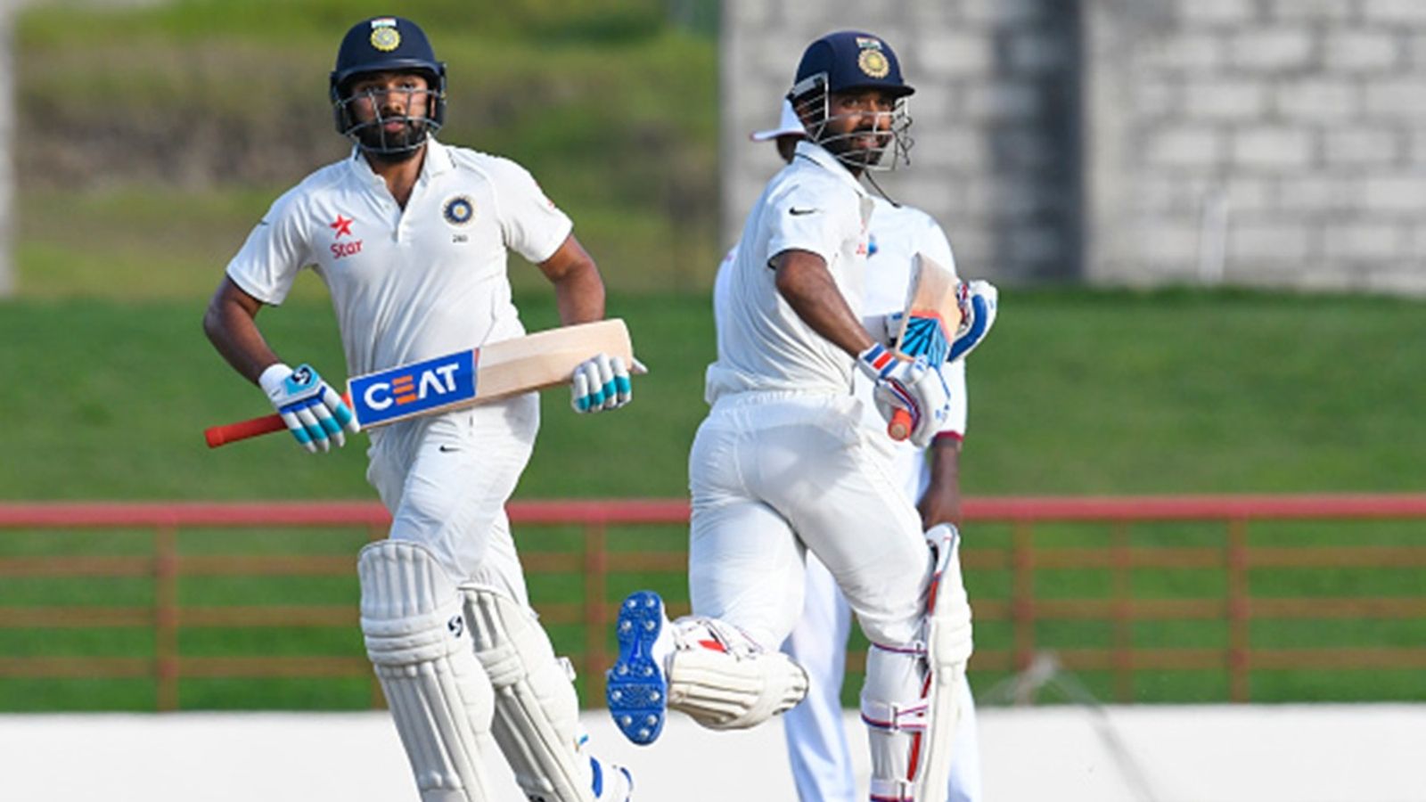 Amidst calls to play domestic cricket, Rohit Sharma turns up for Mumbai Ranji Trophy team's practice session to bat with captain Ajinkya Rahane Rohit Sharma and Ajinkya Rahane running between the wickets. (File Photo)