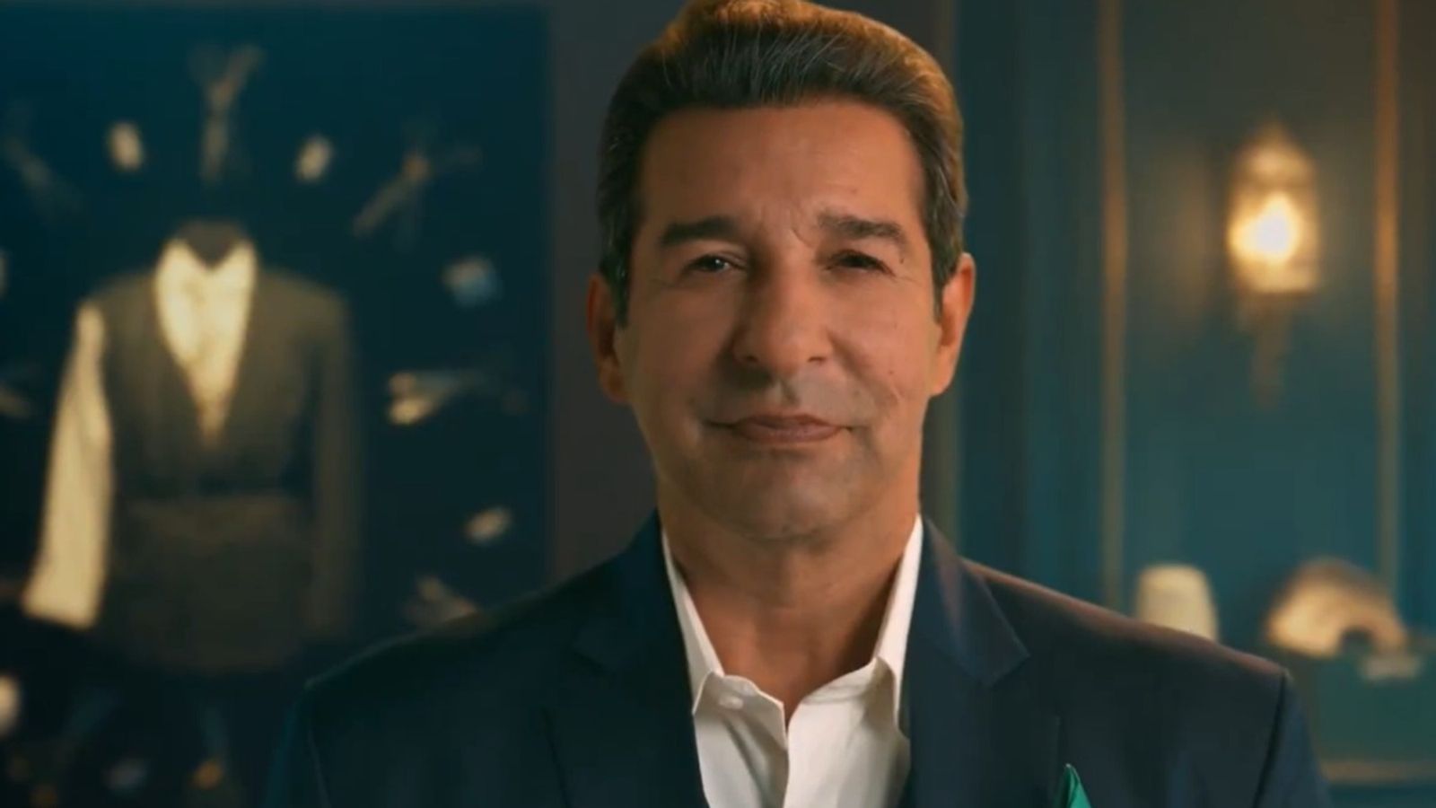 WATCH: Pakistan legend Wasim Akram unveils white jacket for Champions Trophy 2025 Wasim Akram