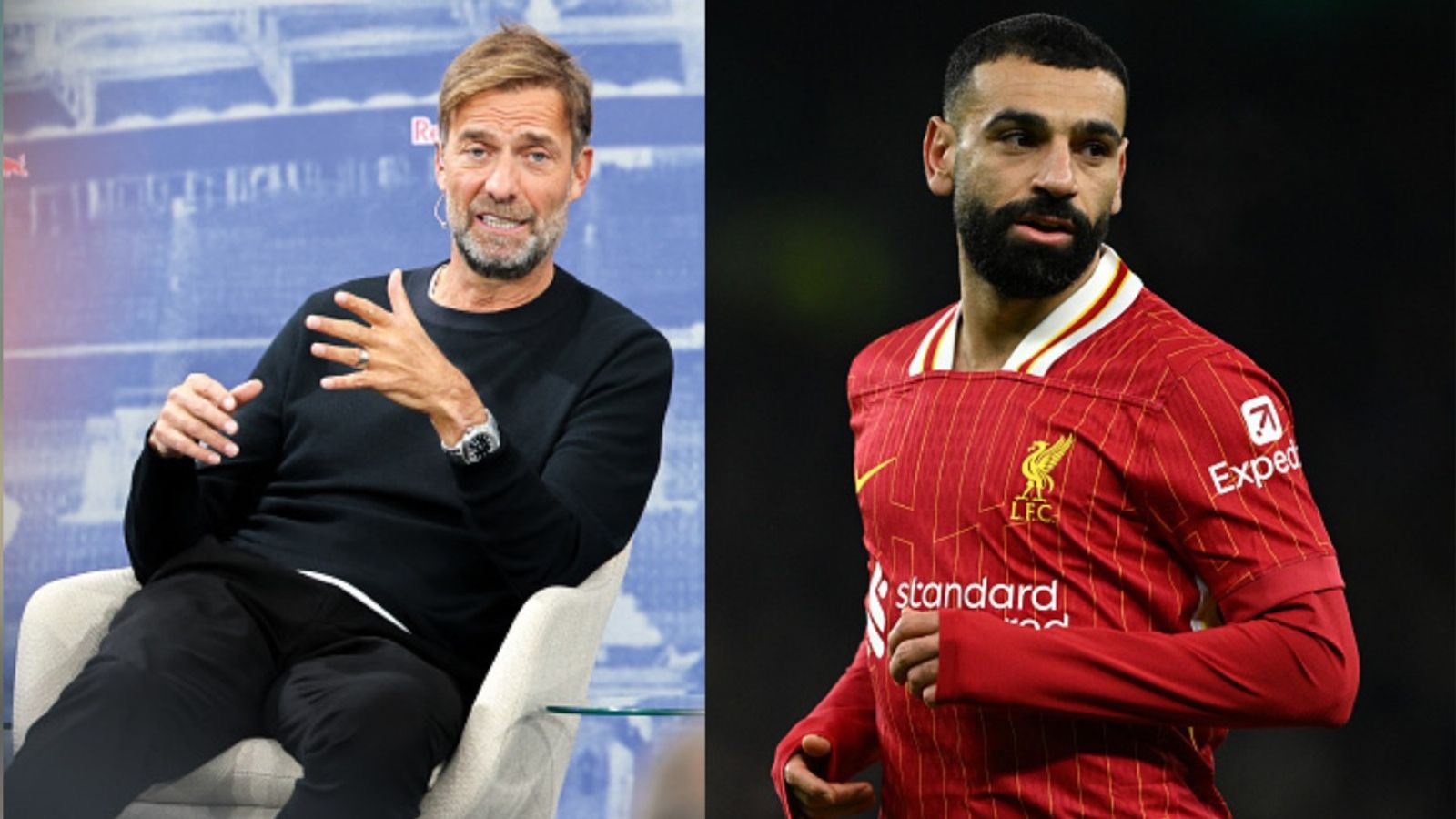 Klopp urges Mohamed Salah to sign new contract at Liverpool in Red Bull briefing Mohamed Salah and Jurgen Klopp in the frame