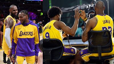 NBA Legend LeBron James reflects on being teammates with son Bronny James in Lakers says, 'It's been everything and more' LeBron and Bronny James in the frame