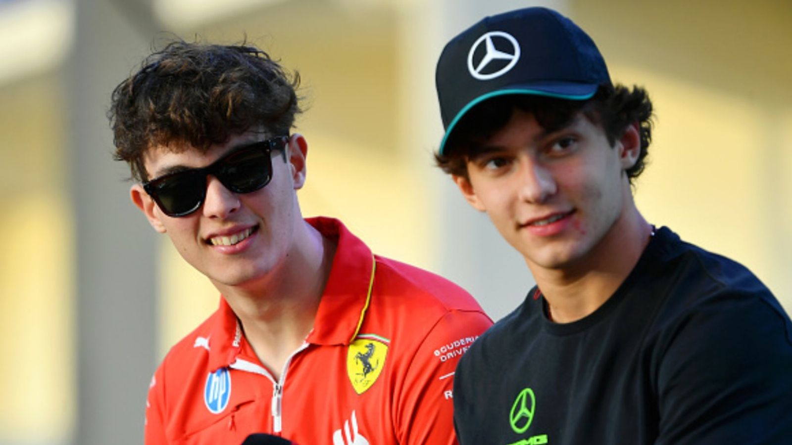 F1 star Oliver Bearman nearly missed debut race after phone disaster, says 'I can laugh about it' Oliver Bearman and Andrea Kimi Antonelli in the frame