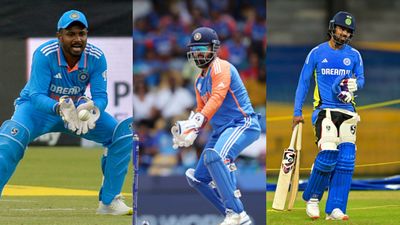 Rishabh Pant, KL Rahul or Sanju Samson, who will fill up the 2 wicketkeeper slots in India's Champions Trophy 2025 squad? From left: India's star wicketkeeper-batters Sanju Samson, Rishabh Pant and KL Rahul in frame